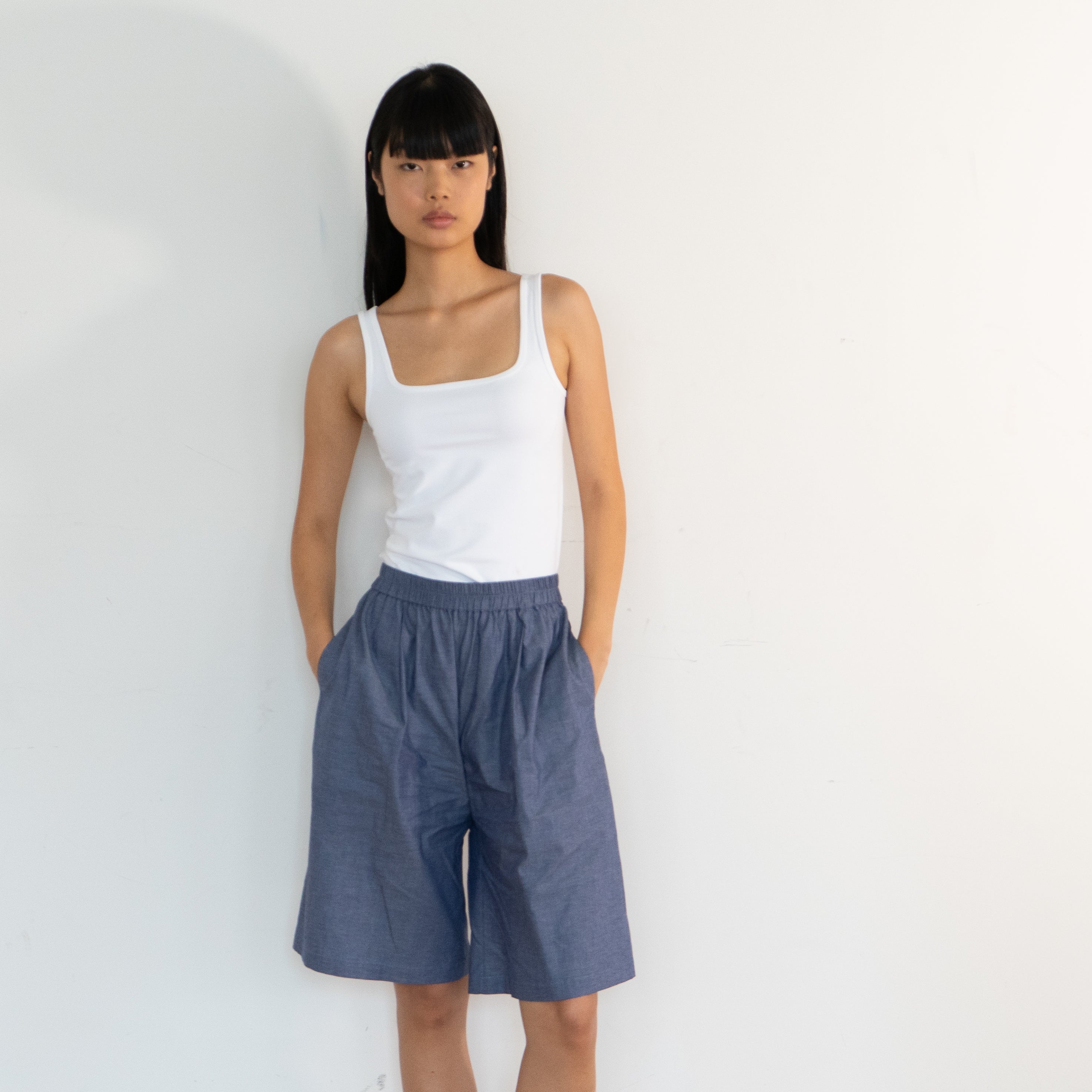 Elodie Bermuda shorts — women's chic summer shorts
