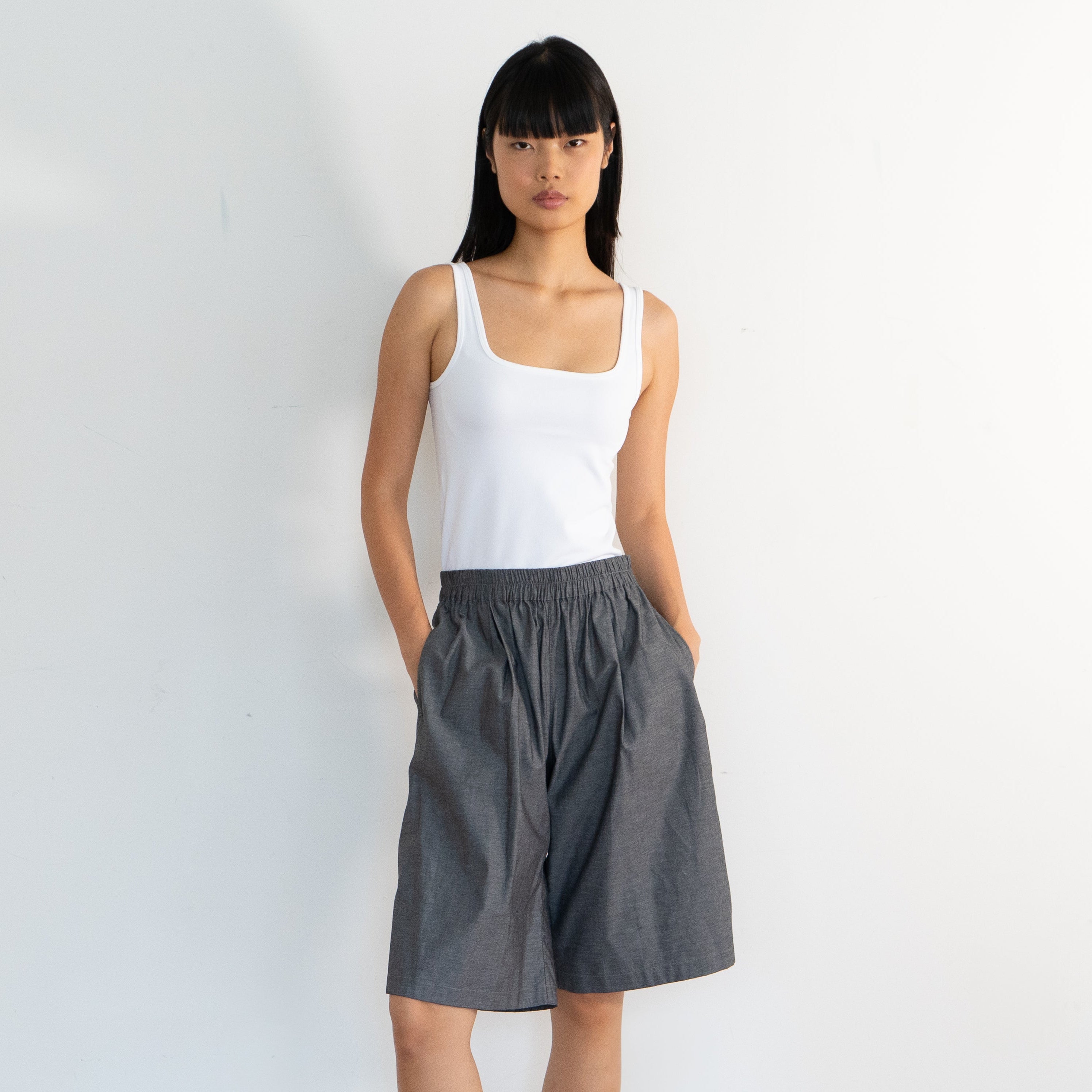 Elodie Bermuda shorts — women's chic summer shorts

