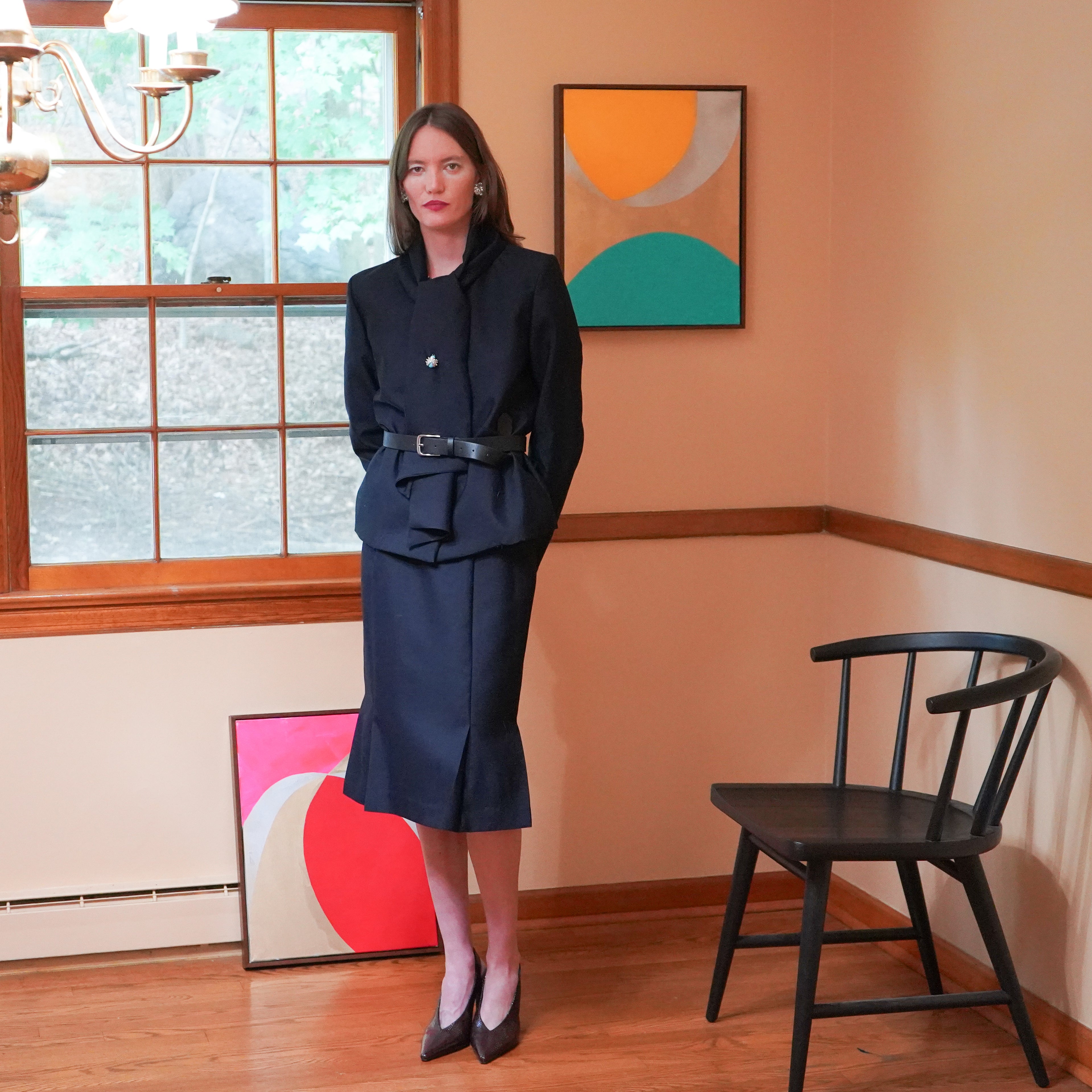 Geminga pencil skirt with Gacrux jacket