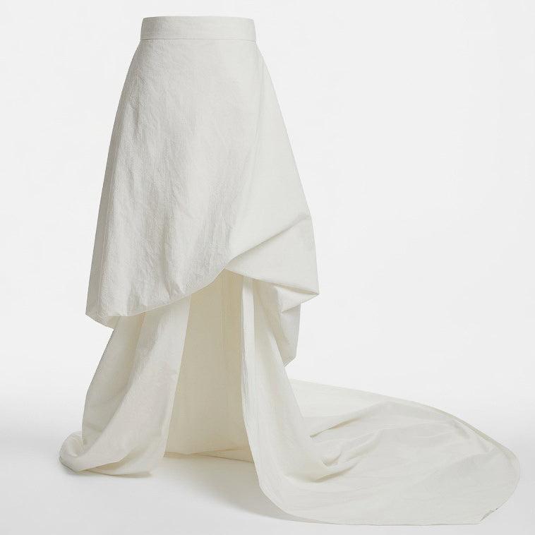 Halo- Maxi Skit with Cinched Back Waist Bow Tie