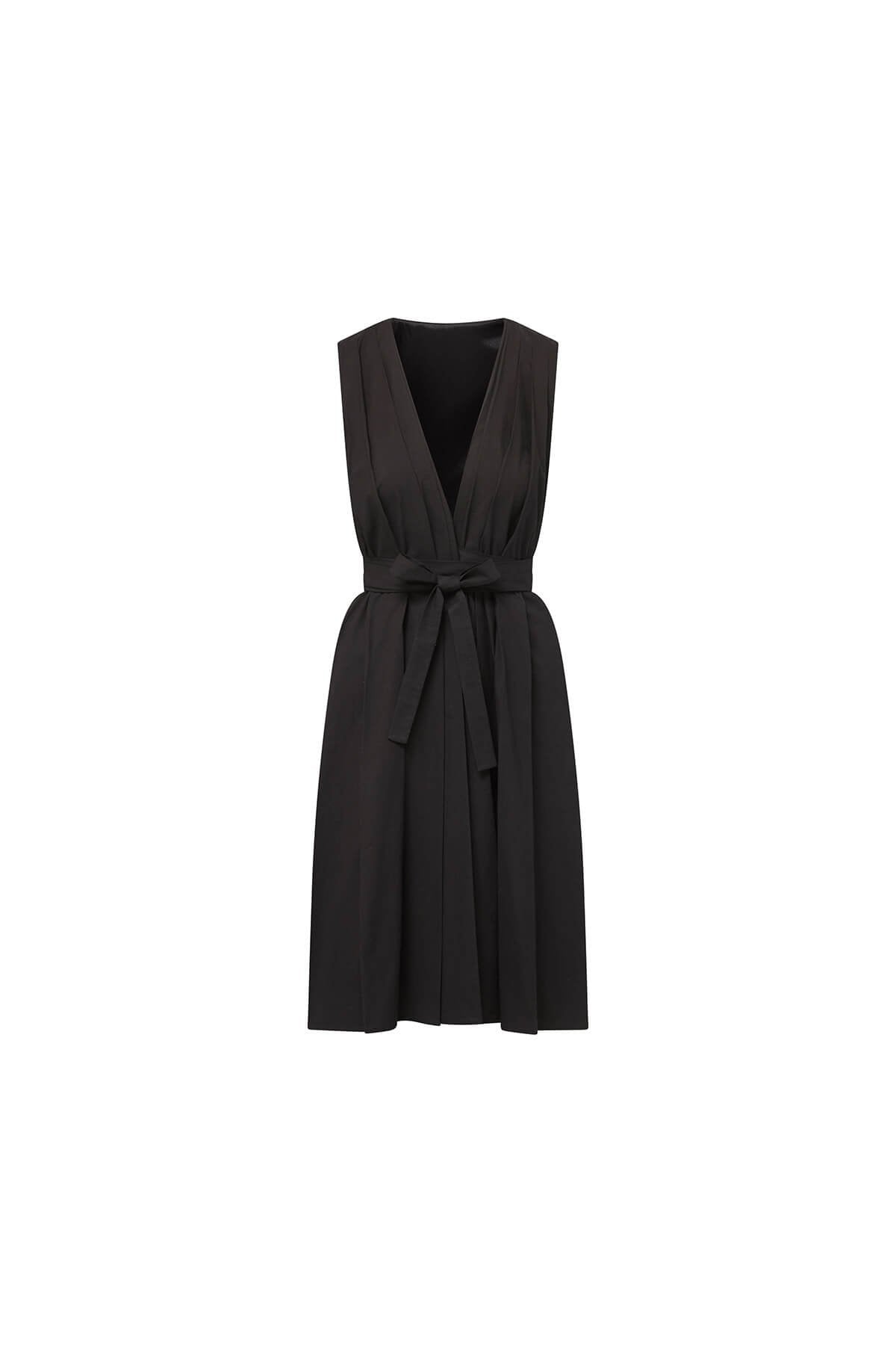 ISLA - Pleated Dress in Cotton