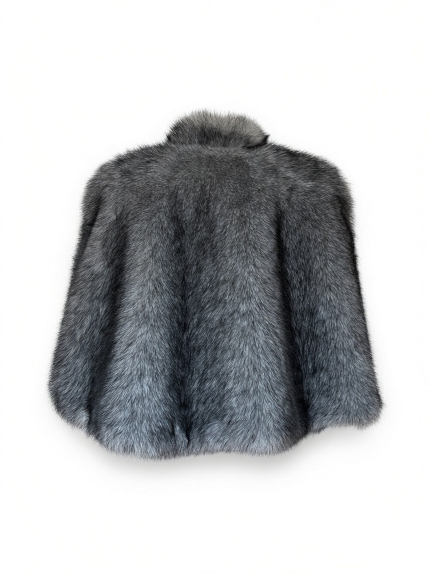 Meissa faux fur back view