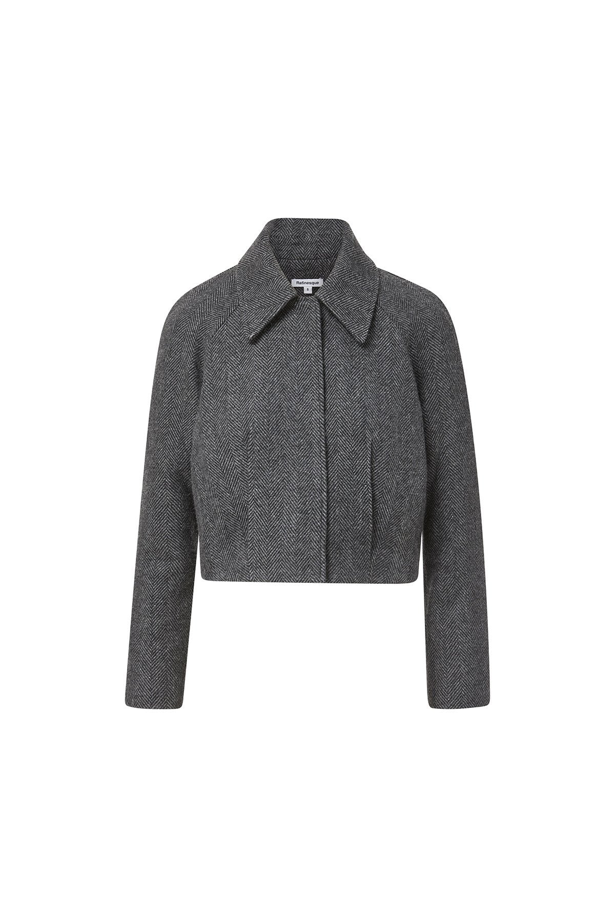 NOVA - Herringbone Pleated Jacket