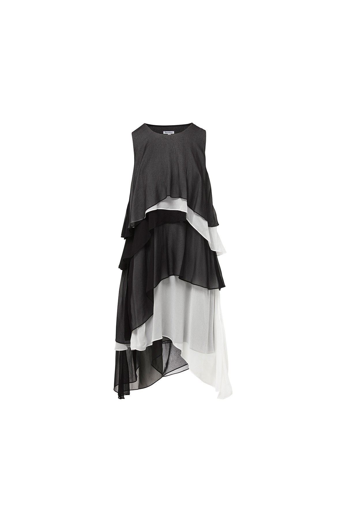 SOFIA - Georgette Flare Tier Dress