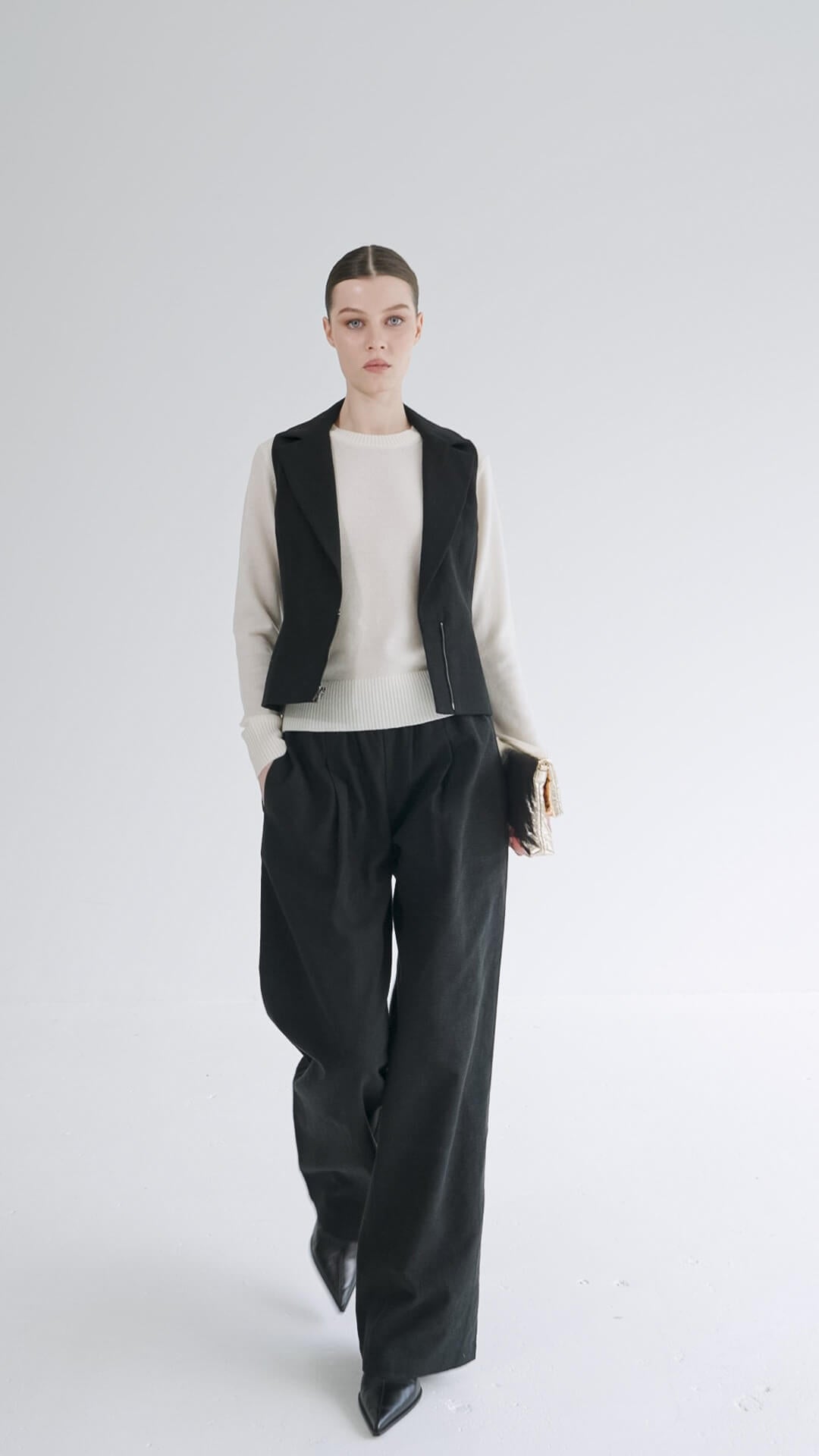 AMBER - Pants with Wide Legs