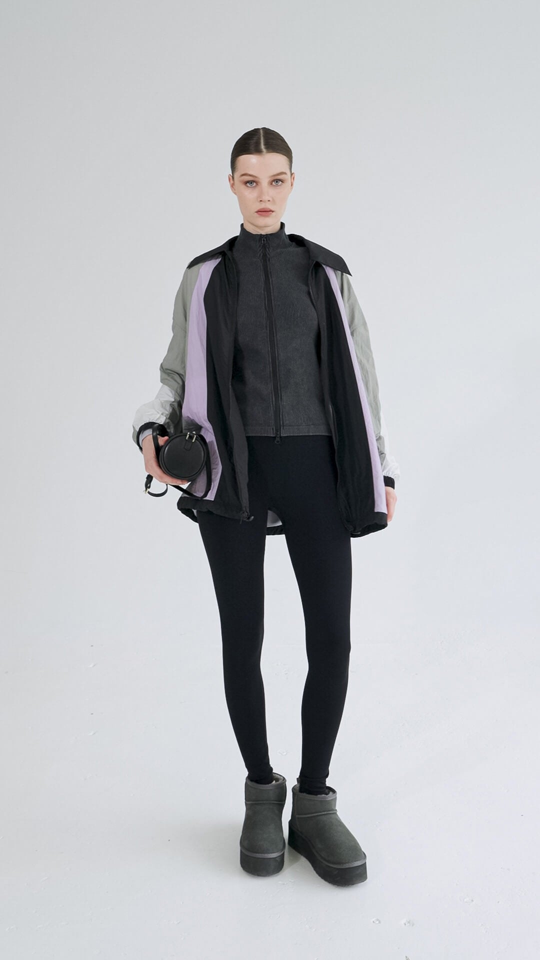 BRENDA - Nylon Oversize Jacket
