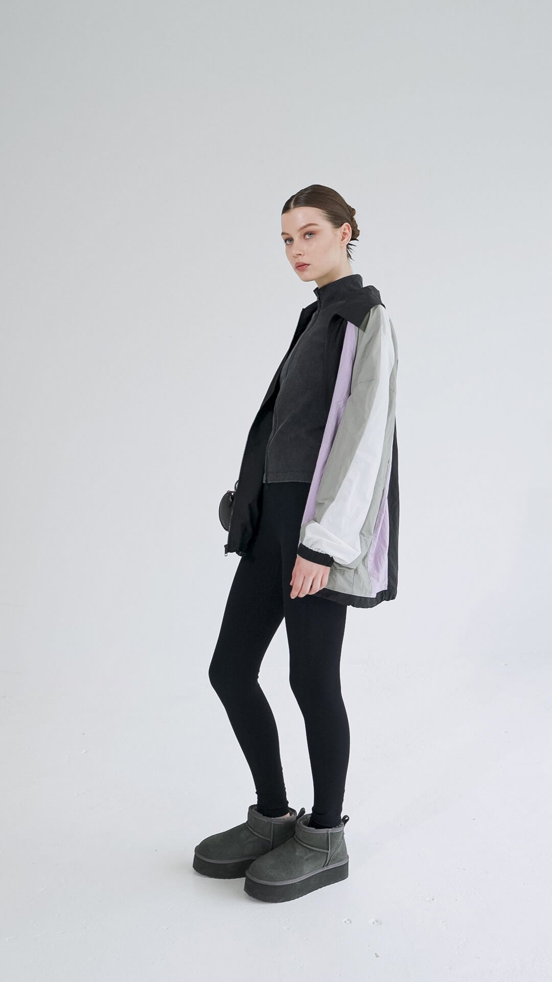 BRENDA - Nylon Oversize Jacket