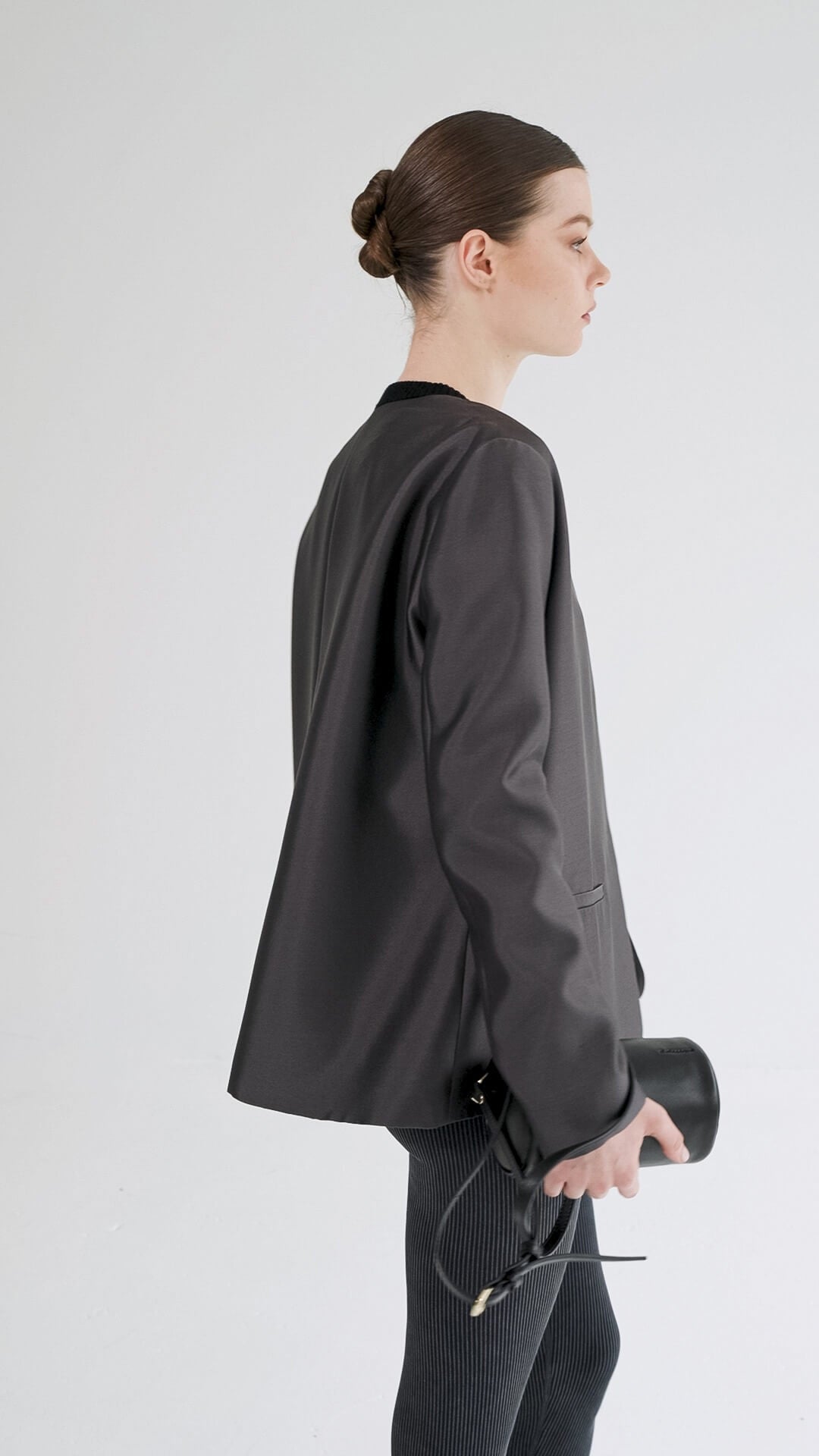 HAZEL - Straight Jacket in Satin
