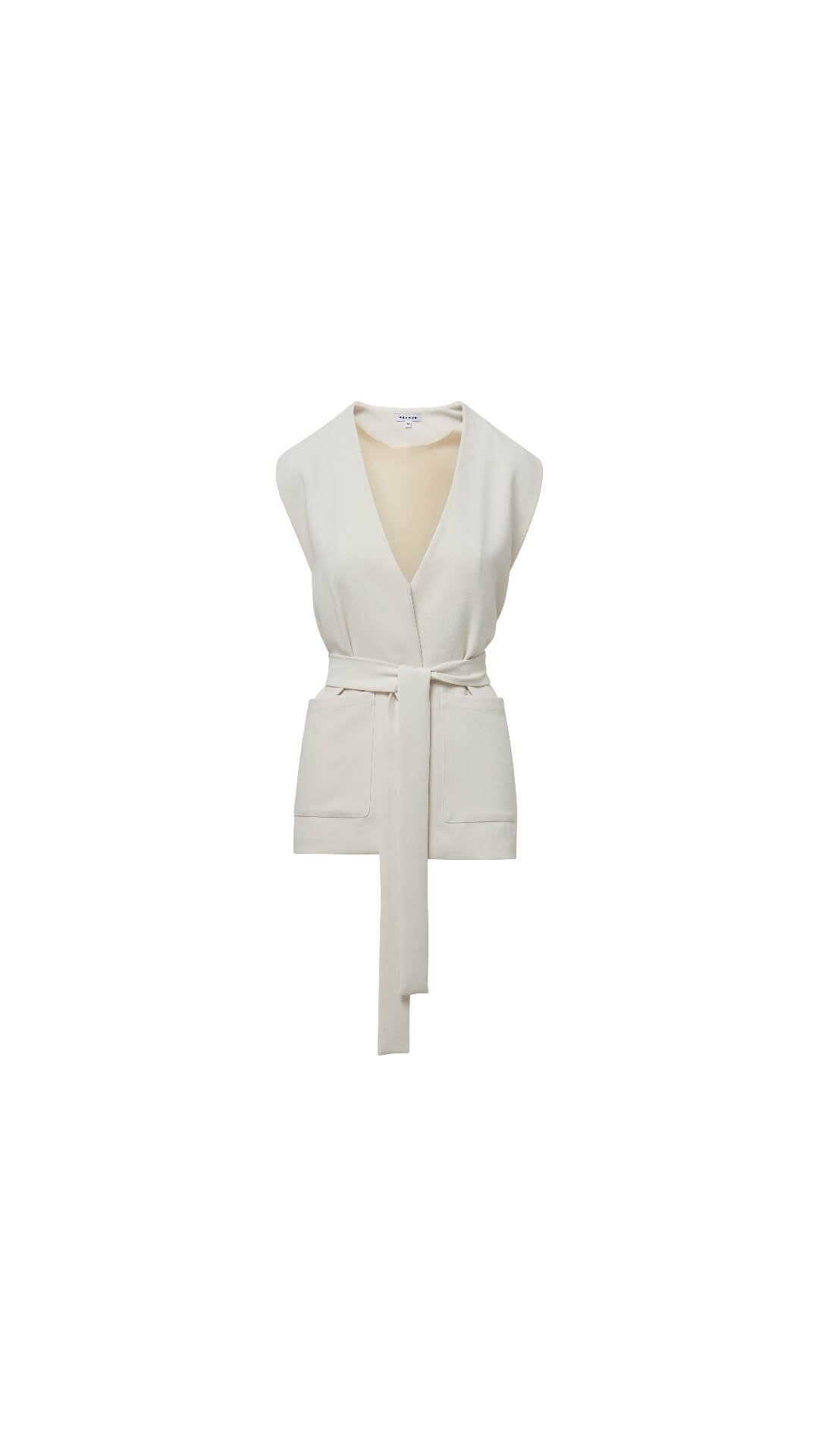 June – Oversize Wrap Vest with Big Pockets