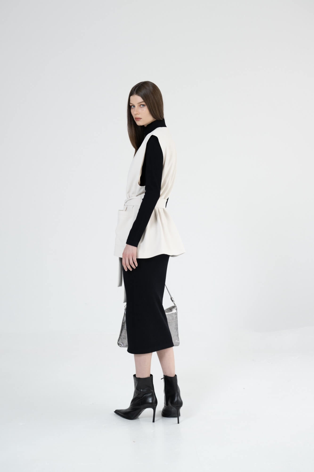 Lauren – Seamless Rib Zip Front Maxi Dress